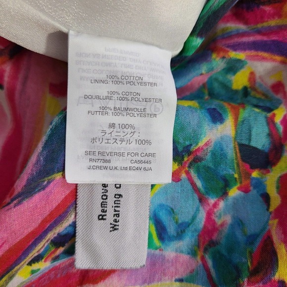 J. Crew Factory Floral Midi Skirt - Pink and Green - Picture 12 of 12